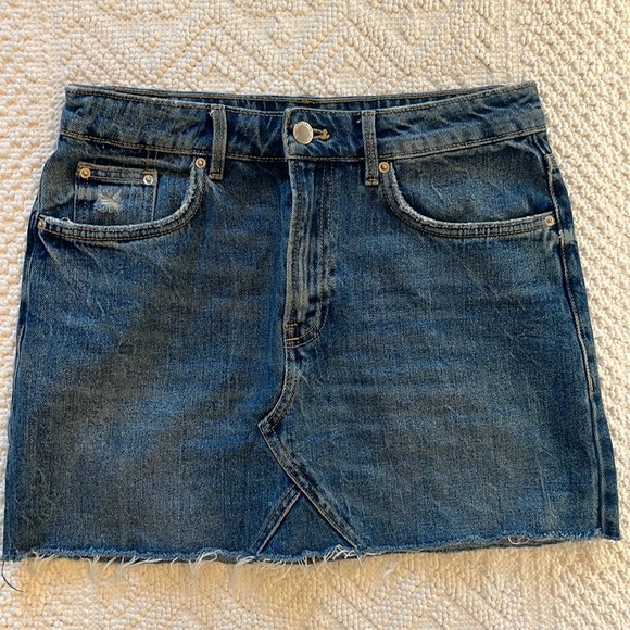Zara Skirts Zara Denim Skirt Poshmark